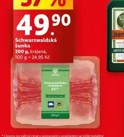 Lidl Schwarzwaldská šunka nabídka