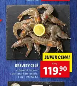 Lidl Krevety celé nabídka