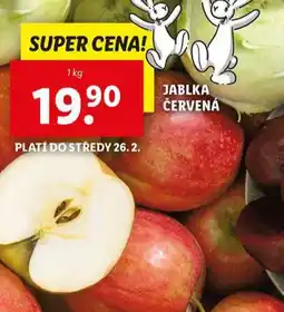 Lidl Jablka červená nabídka