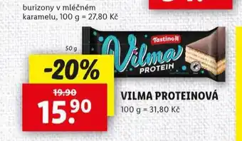 Lidl Vilma proteinová nabídka