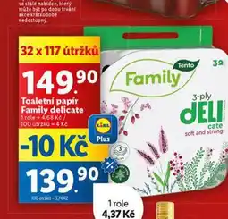 Lidl Tento toaletní papír nabídka