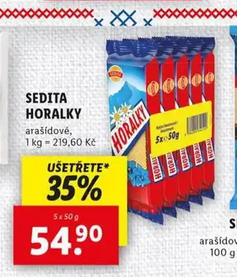 Lidl Sedita horalky nabídka