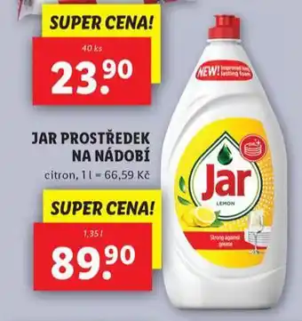 Lidl Jar prostředek na mytí nádobí nabídka