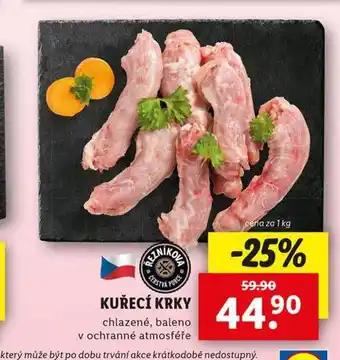 Lidl Kuřecí krky nabídka