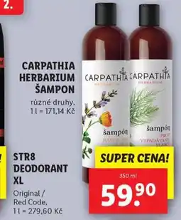 Lidl Carpathia herbarium šampon nabídka