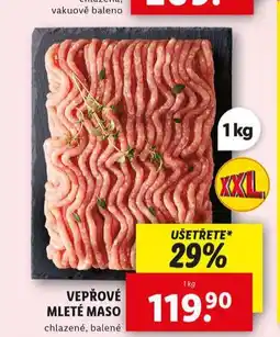 Lidl Vepřové mleté maso nabídka