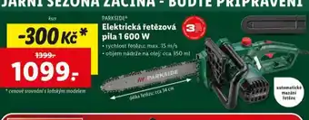 Lidl Elektrická řetězová pila nabídka