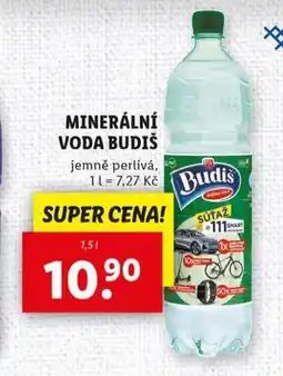 Lidl Minerální voda budiš nabídka