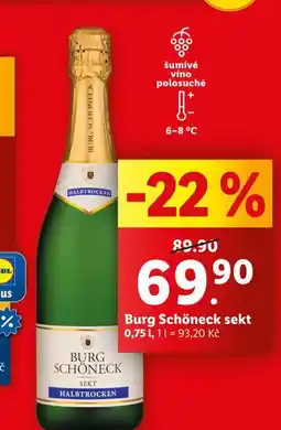 Lidl Burg schöneck sekt nabídka