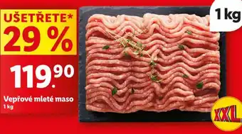 Lidl Vepřové mleté maso nabídka