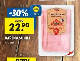 Lidl Vařená šunka nabídka