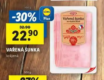 Lidl Vařená šunka nabídka