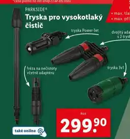 Lidl Tryska pro vysokotlaký čistič nabídka