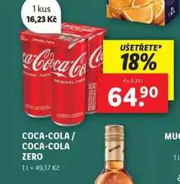 Lidl Coca-cola zero nabídka