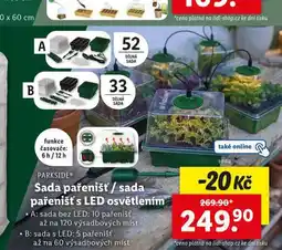 Lidl Sada pařenišť nabídka