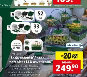 Lidl Sada pařenišť nabídka