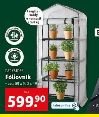 Lidl Fóliovník nabídka