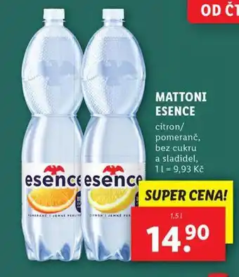 Lidl Mattoni esence nabídka