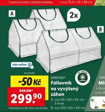 Lidl Fóliovník na vyvýšený záhon nabídka