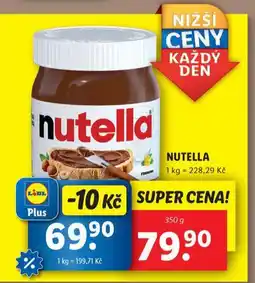 Lidl Nutella nabídka