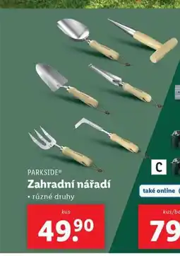 Lidl Zahradní nářadí nabídka