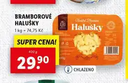 Lidl Bramborové halušky nabídka