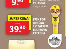 Lidl Spin pop hračka s lízátkem tlapková patrola nabídka