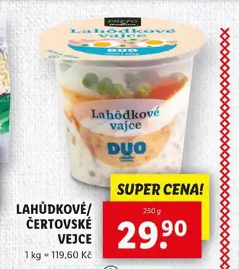 Lidl Čertovské vejce nabídka