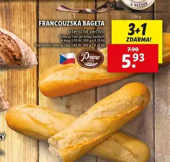 Lidl Francouzská bageta nabídka