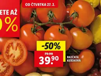 Lidl Rajčata keříková nabídka