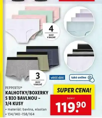 Lidl Boxerky nabídka