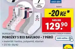 Lidl Ponožky nabídka