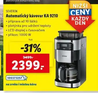 Lidl Automatický kávovar nabídka