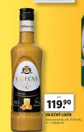 Lidl Vaječný likér nabídka