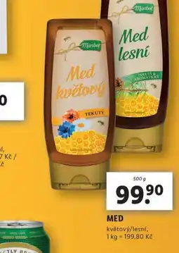 Lidl Med květový nabídka