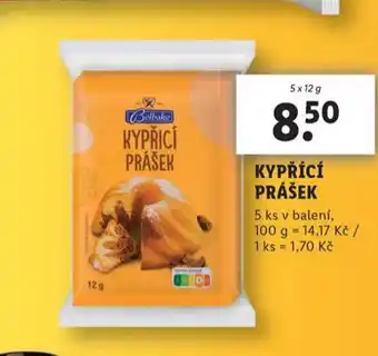 Lidl Kypřicí prášek nabídka