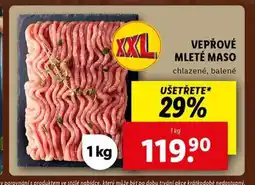 Lidl Vepřové mleté maso nabídka