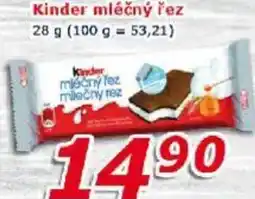 ESO MARKET Kinder mléčný řez nabídka