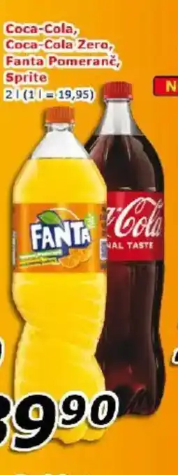 ESO MARKET Coca-Cola, Coca-Cola Zero, Fanta Pomeranč, Sprite nabídka