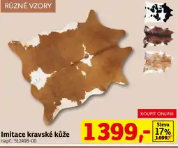 Asko Imitace kravské kůže nabídka