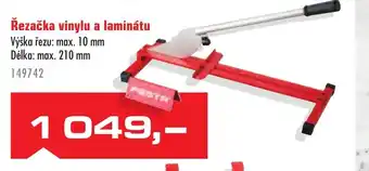 Uni Hobby Řezačka vinylu a laminátu Výška řezu: max. 10 mm Délka: max. 210 mm nabídka