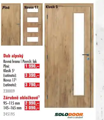 Uni Hobby Dub alpský nabídka