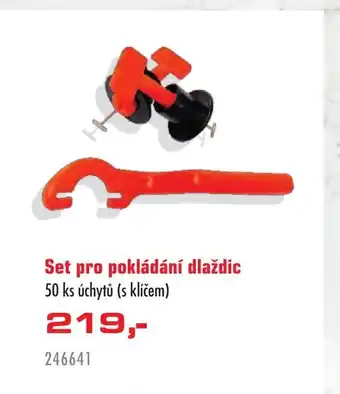 Uni Hobby Set pro pokládání dlaždic 50 ks úchytů (s klíčem) nabídka