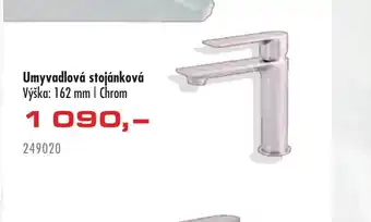 Uni Hobby Umyvadlová stojánková Výška: 162 mm | Chrom nabídka