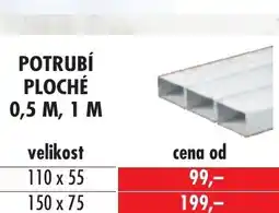 Uni Hobby POTRUBÍ PLOCHÉ velikost 110 x 55 nabídka