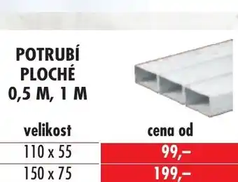 Uni Hobby POTRUBÍ PLOCHÉ velikost 110 x 55 nabídka