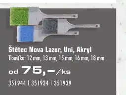 Uni Hobby Štětec Nova Lazur, Uni, Akryl nabídka