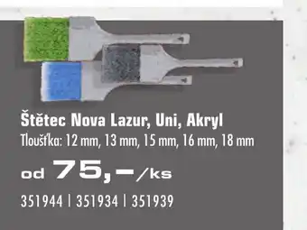 Uni Hobby Štětec Nova Lazur, Uni, Akryl nabídka