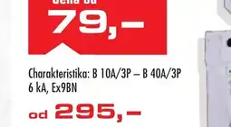 Uni Hobby Charakteristika: B 10A/3P - B 40A/3P nabídka