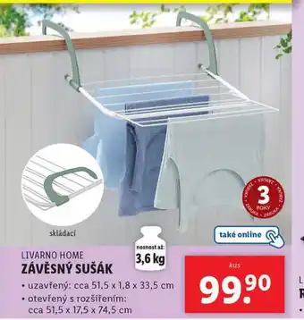 Lidl Závěsný sušák nabídka